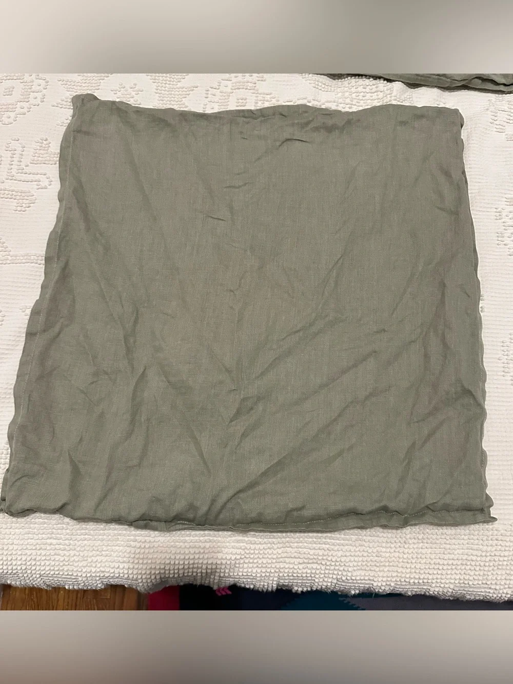 IKEA AINA Pillow Cases in Light Sage Green